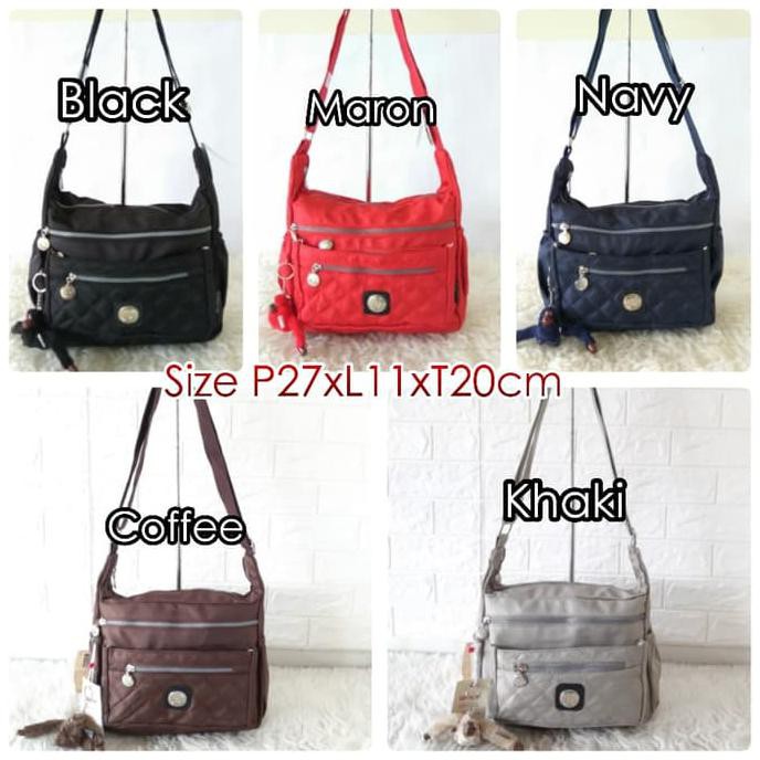 Barang Berkualitas TAS KIPLING BORDIR SELEMPANG 4SLET - Maroon CUCI GUDANG