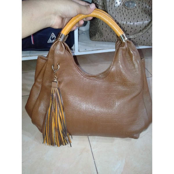 preloved tas daks kulit asli