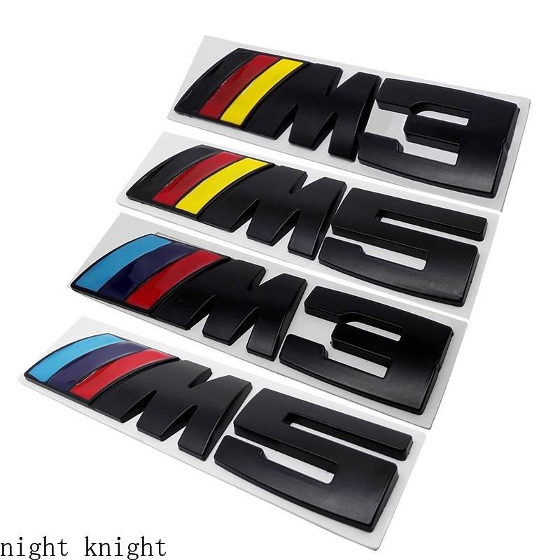 Night knight Stiker Emblem Motif Tulisan M3 M5 330i 530i 525i E93 untuk F30 330i