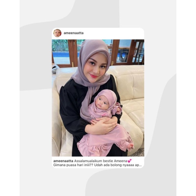 GAMIS AMEENA KHAIREEN/ GAMIS ANAK AUREL / GAMIS KHAIREEN AMEENA part 1