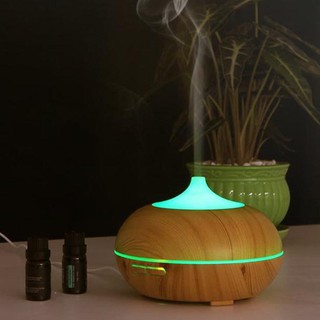 SaleWooden Essential Oil Diffuser Ultrasonic Humidifier - 300 Ml 7  Colorskwalitas Terbaik..