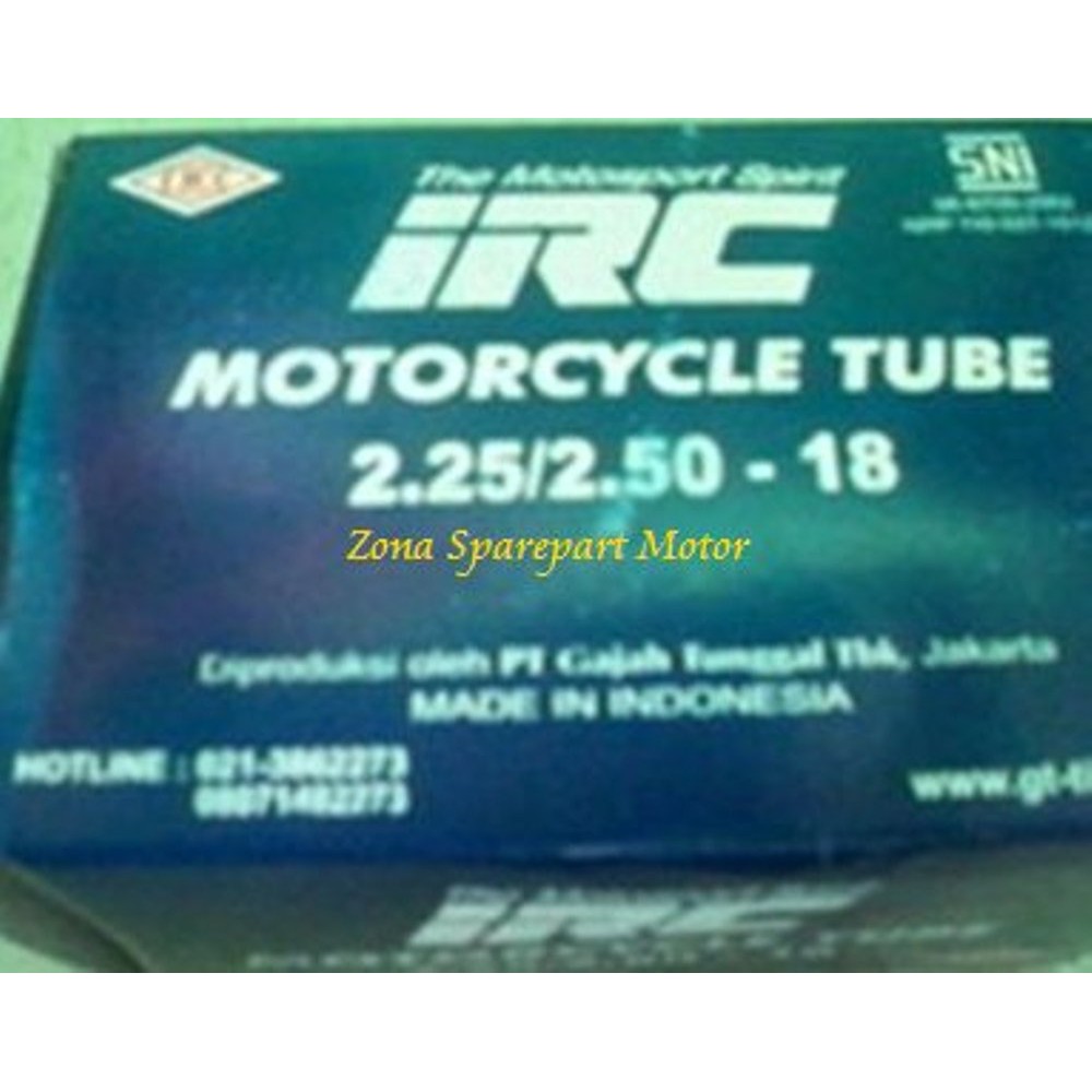 Ban Dalam IRC 225 / 250 ring 18