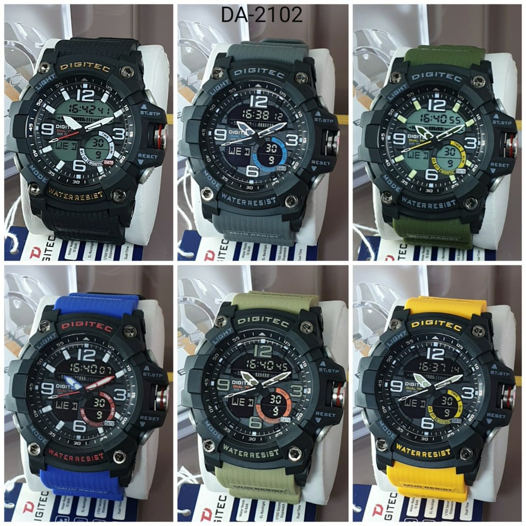 DIGITEC DA 2102 / DA-2102 / DA2102 DG Watch Jam Tangan ORIGINAL