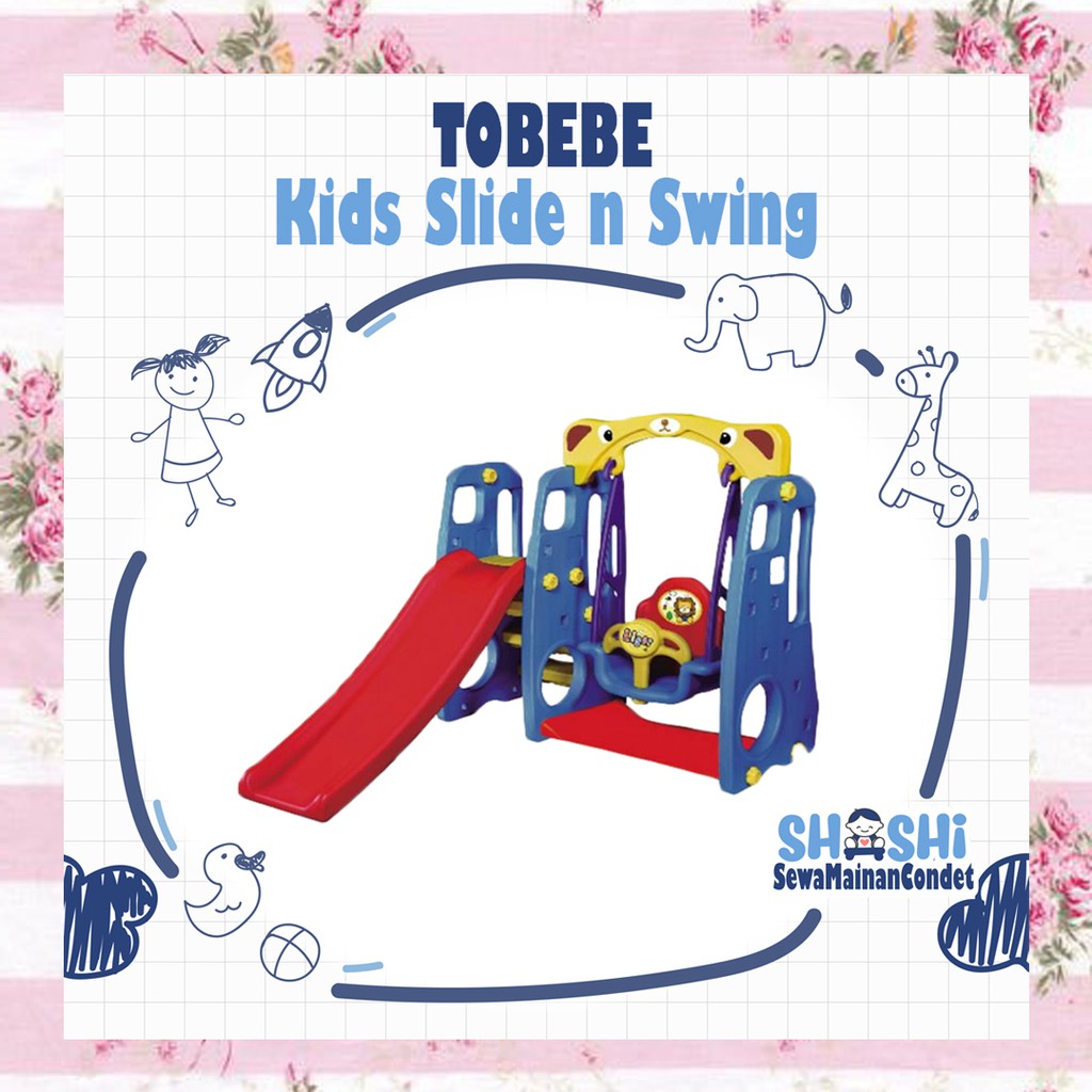 Sewa Tobebe Kids Slide N Swing