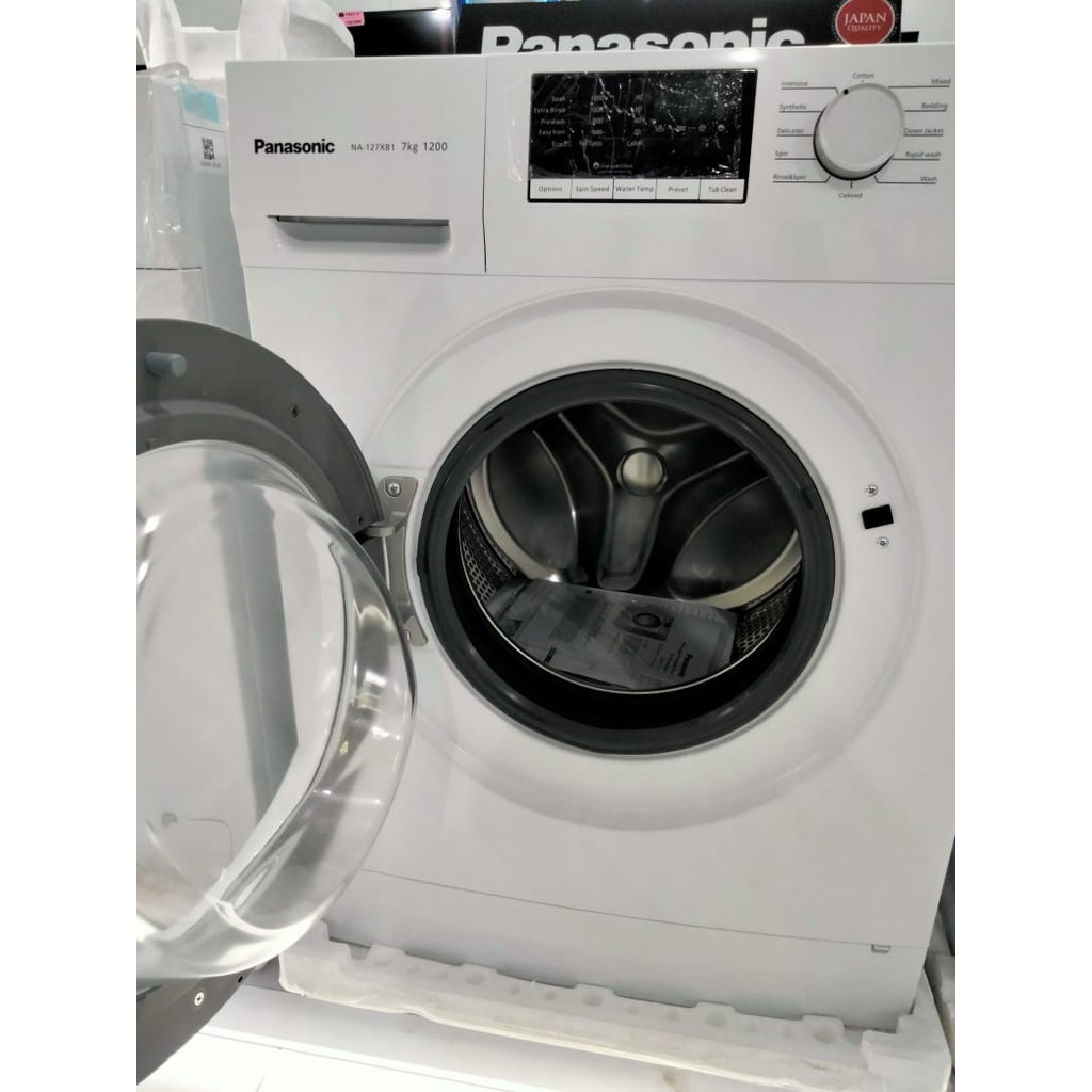 MESIN CUCI PANASONIC FRONT LOADING NA 127 XB1 WNE kapasitas 7kg Magelang