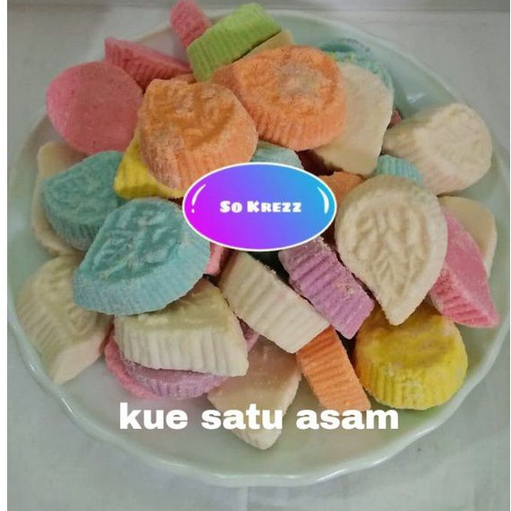 

kue satu asam warna 250gram/kue satu warna asha