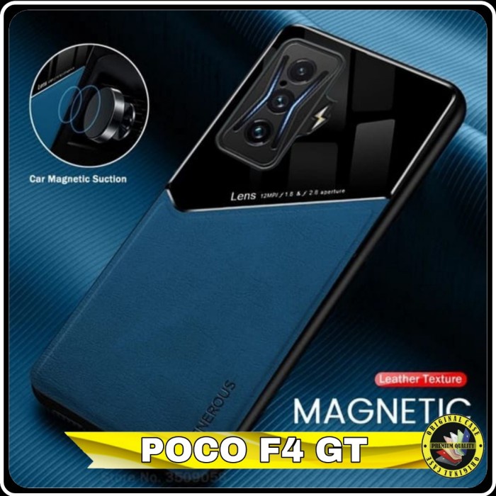 Casing Xiaomi Poco F4 GT Soft Hard Case Leather Miror GENEROUS Cover