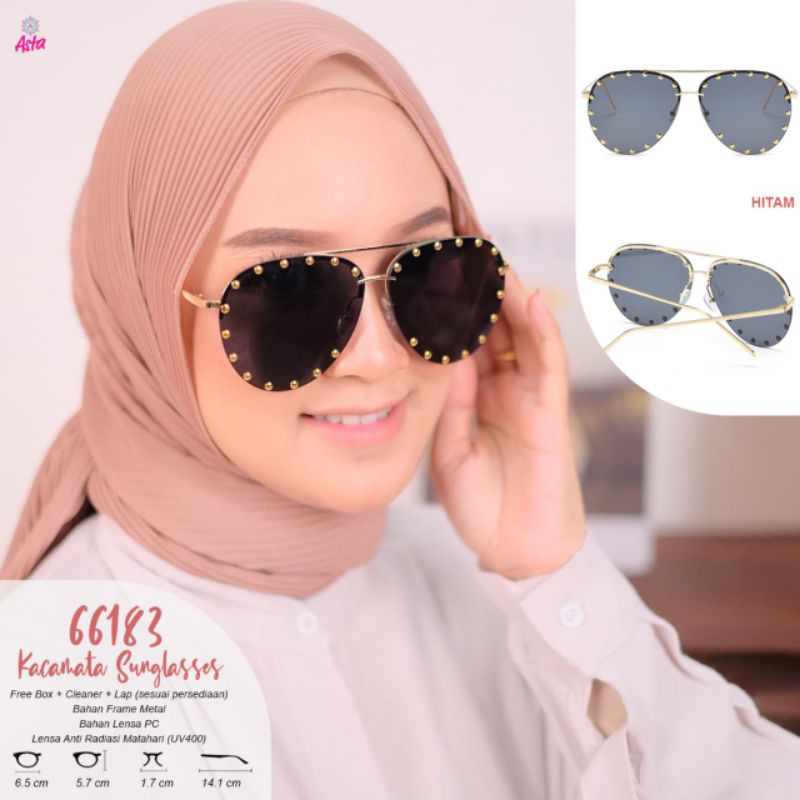 Kacamata Wanita murah Anti Radiasi Matahari kode 66183 ori by Asta
