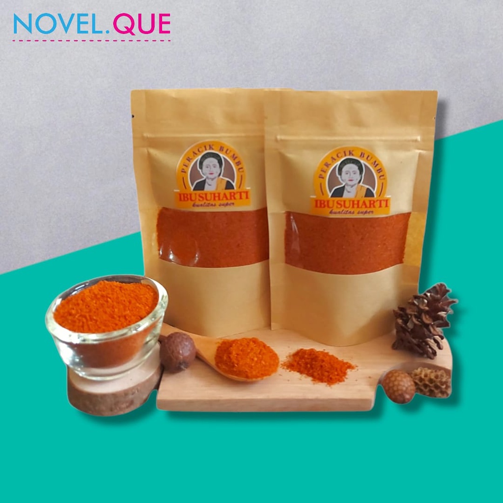 

IBU SUHARTI - REMPAH BUBUK CABE SUPER PEDAS MURNI / BUMBU DAPUR CABE BUBUK SUPER PEDAS / PURE EXTRA HOT CHILI POWDER KUALITAS PREMIUM
