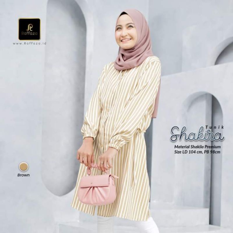 shakira tunic by raffaza ready stock