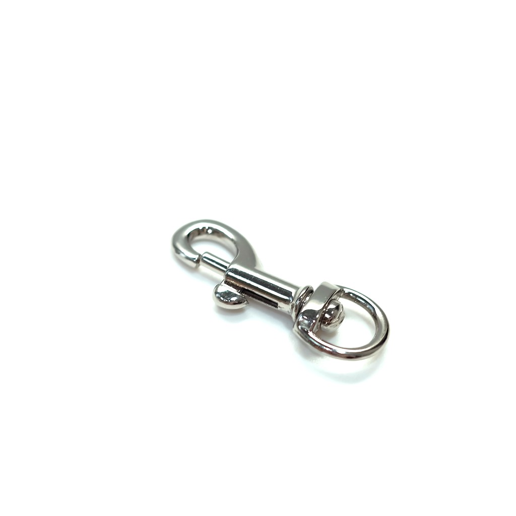 Pengait Kait Hook Besi Import Silver Perak Bulat Aksesoris Tas 4.4 cm
