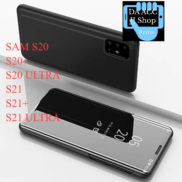 DA samsung S20 S20+ S20 ULTRA S21 S21+ S21 ULTRA Flip Cover Mirror Standing Case Smart View