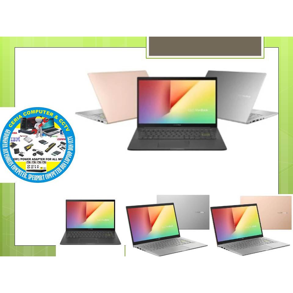 ASUS I5 RAM 8GB SSD 512GB LAPTOP Asus Vivobook K413EA-AM551IPS i5-1135G7 BAGUS MURAH PROMO