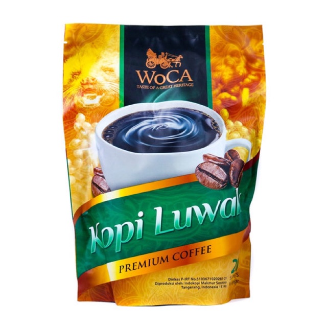 

WoCa Luwak Coffe Robusta 20 Sachet