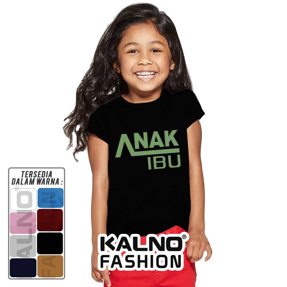 Baju Anak Print anak ibu 702 - Anak Anak Umur 1 -  7 Tahun Ukuran S M L XL Bahan Katun polyester