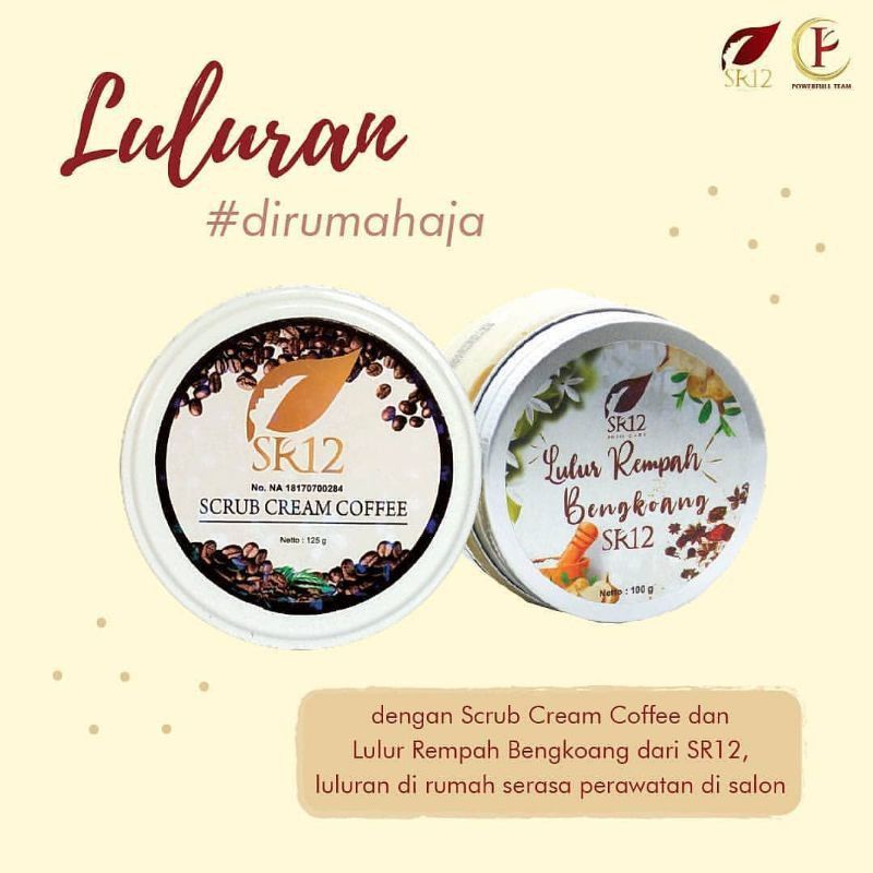 Lulur Bengkoang SR12/Scrub Coffee SR12/Luluran/Herbal