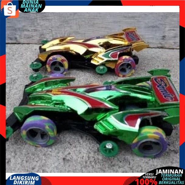 Tamiya Mini 4WD Super Speedy Car Racer -  Mainan Anak Mobil Balap New