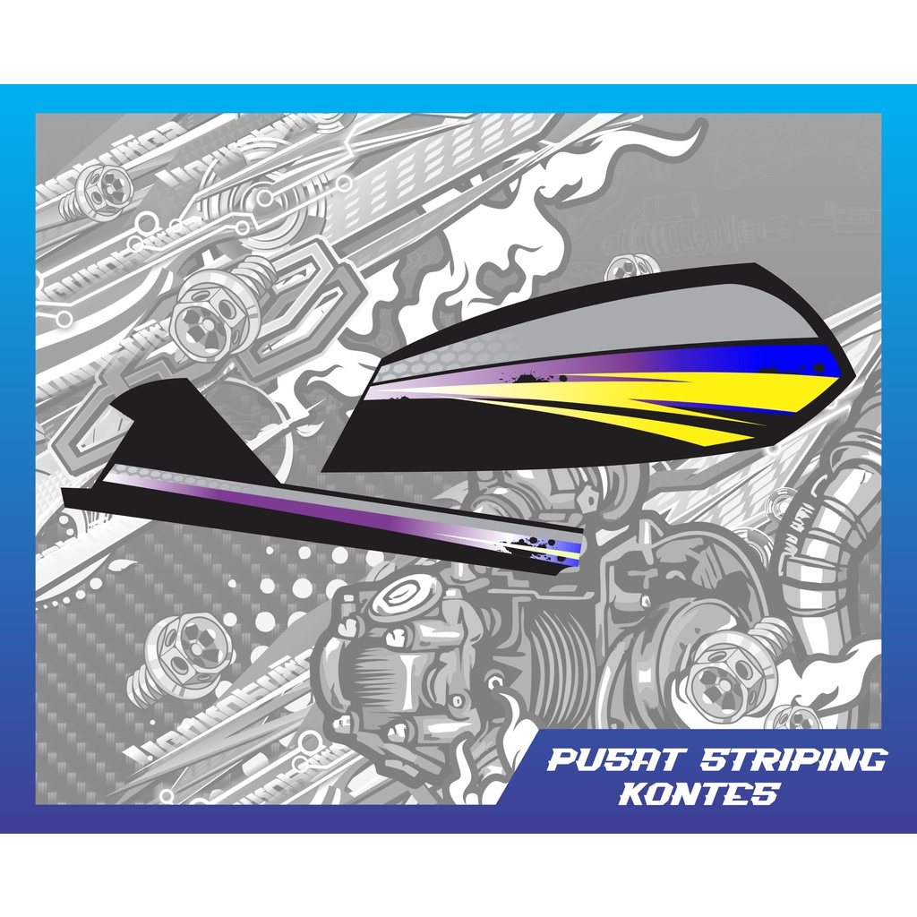 striping GL / Sticker Decal honda GL premium 5