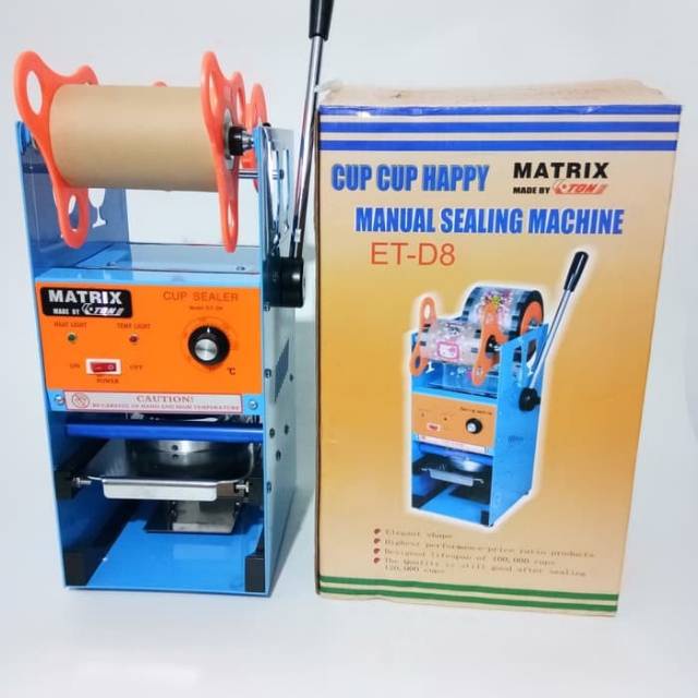 MESIN CUP SEALER MATRIX / ALAT PRESS CUP / MESIN PRESS CUP PLASTIC