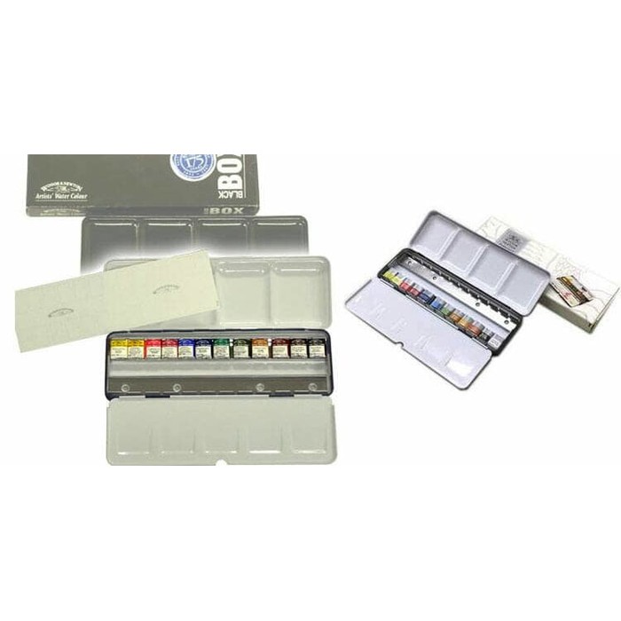 winsor and newton black box 12 warna cat air Shopee winsor and newton black box 12 warna cat air Shopee