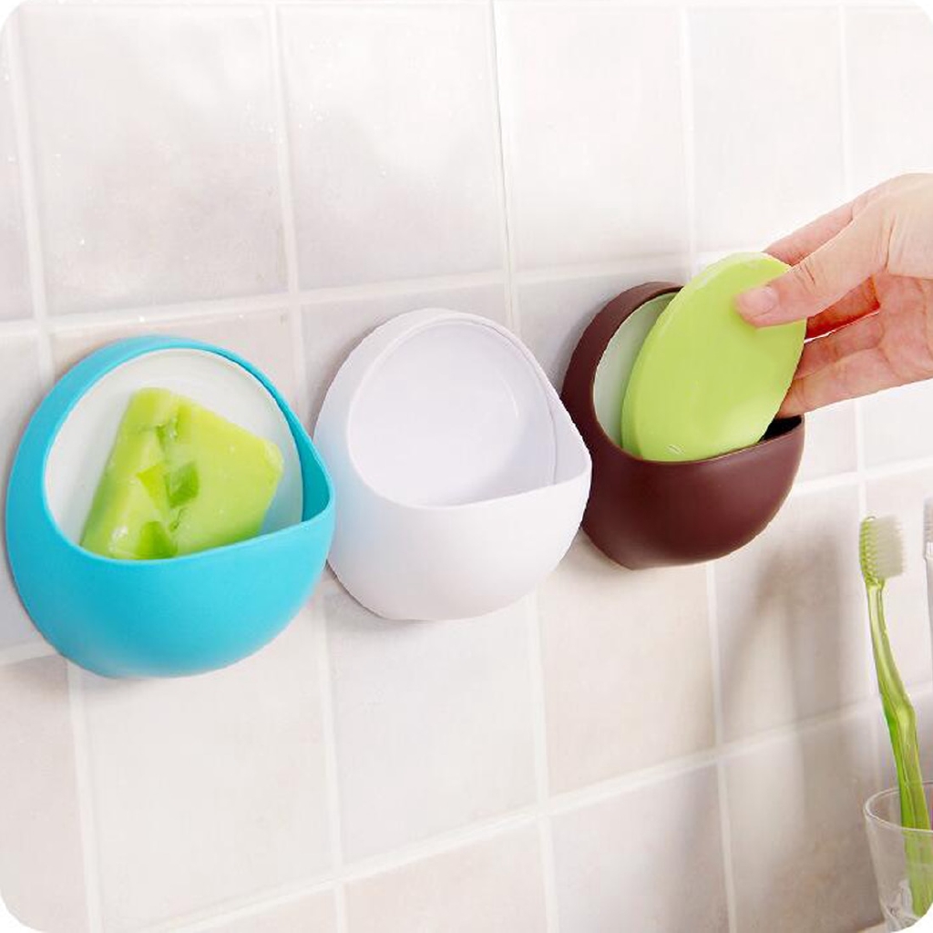 Bathroom Accessories Plastic Suction Cup Soap Toothbrush Box Bathroom Drain Shower Accessories Shopee Indonesia