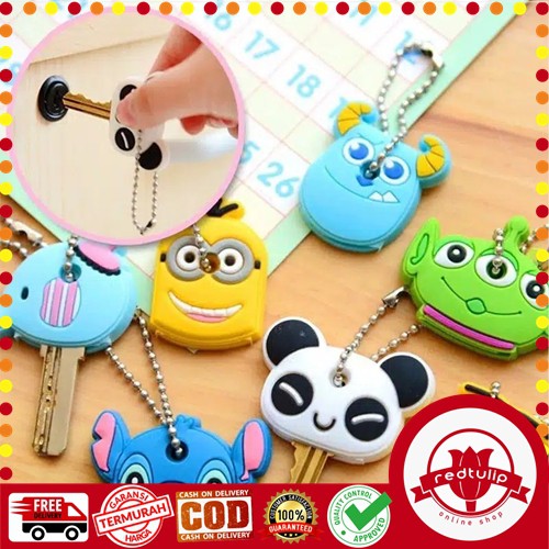 Key Cover Sarung Cover Pelindung Kunci Karakter Lucu Murah