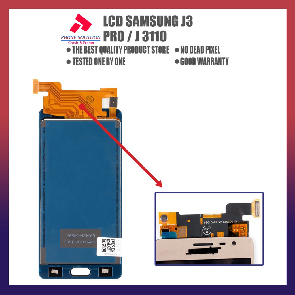 LCD Samsung J3 Pro / LCD Samsung J3110 2016 Fullset Touchscreen // Supplier LCD Samsung - Garansi 1 Bulan