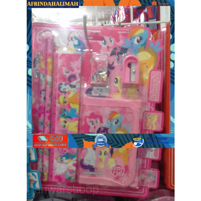 

[TERBARU] perlengkapan alat tulis sekolah dan dompet my little pony