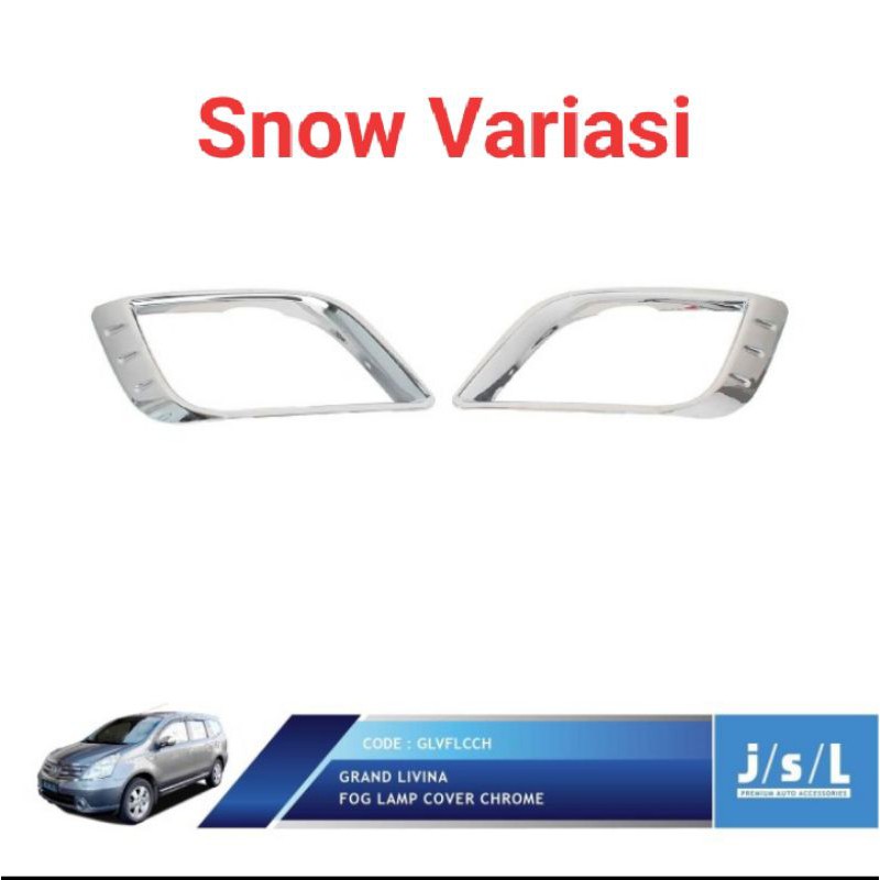 Cover Foglamp Nissan Grand All New Livina Fog Lamp Chrome