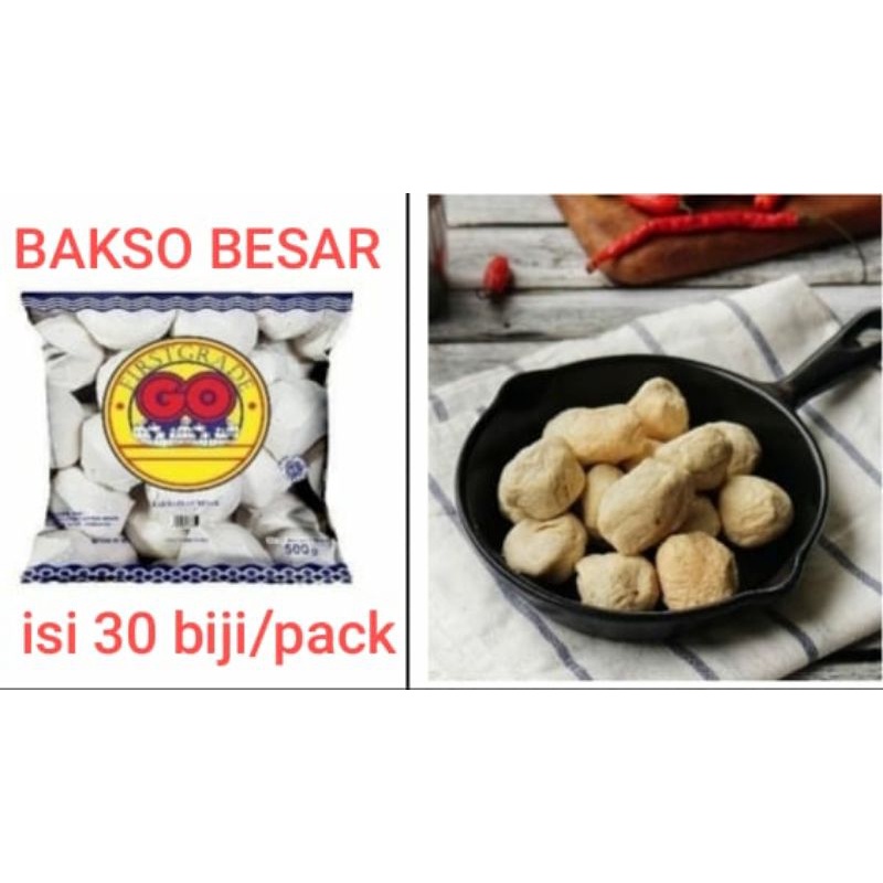 

Bakso Besar bakso ikan 30biji/pack