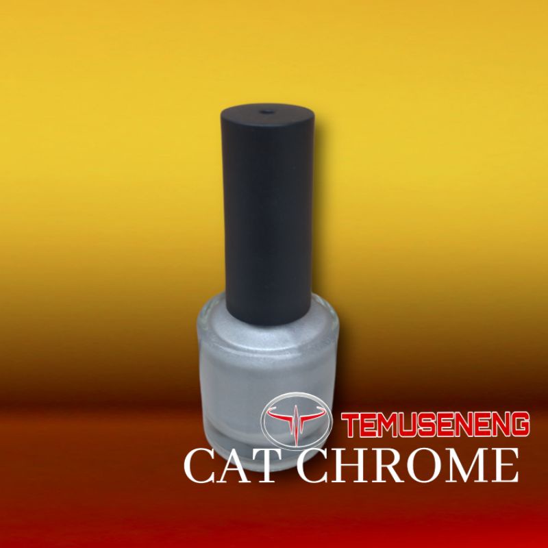 Cat Warna Chrome Krom Silver Crom Knalpot Mesin Oles Pengilang Baret Lecet