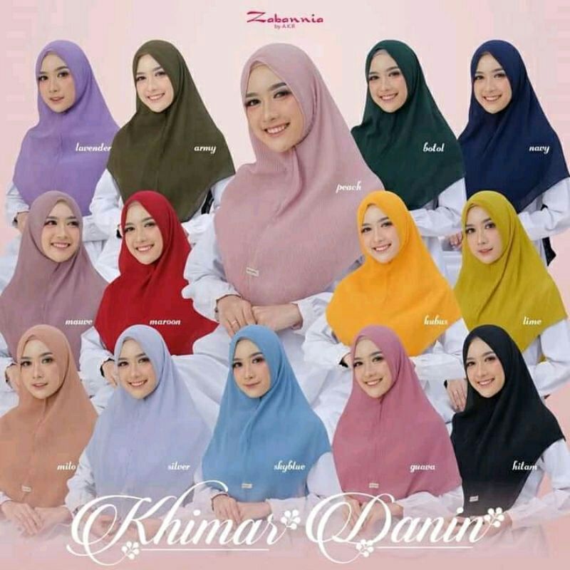 KHIMAR/HIJAB PLISKET DANIN by ZABANIA