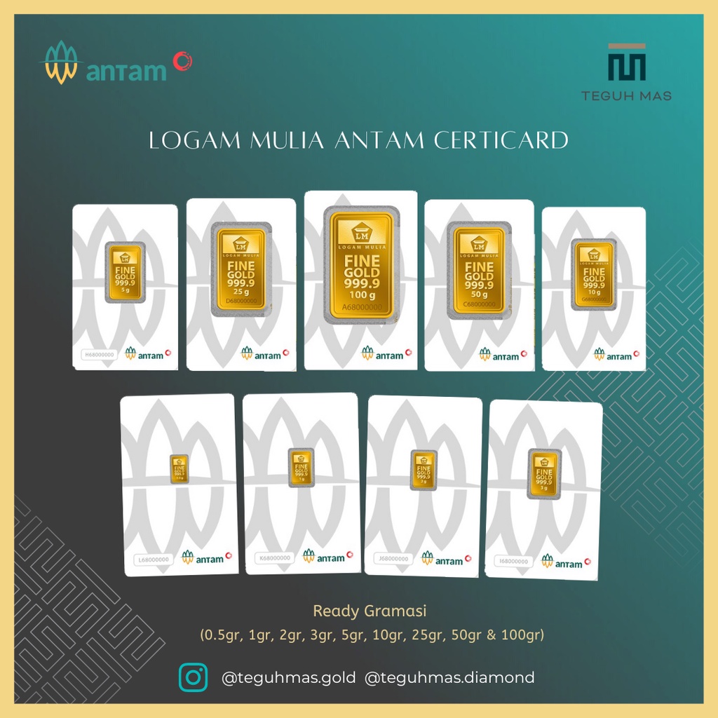 EMAS ANTAM 0.5 gr CERTICARD LM 999.9