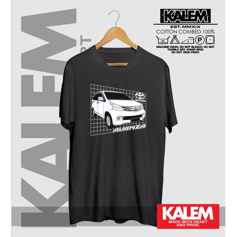 KAOS BAJU PRIA TOYOTA AVANZA MOTIF VECTOR KAOS OTOMOTIF - KALEM CLOTHING