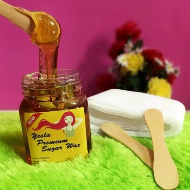 Yesla Premium Sugar Wax Herbal Peluntur Bulu Alami