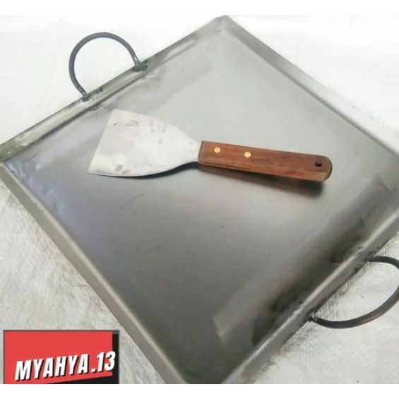 Wajan Datar  gratis kape / Wajan Kebab Anti Lengket / Wajan Roti Bakar Hot Dog / Wajan Serbaguna / W