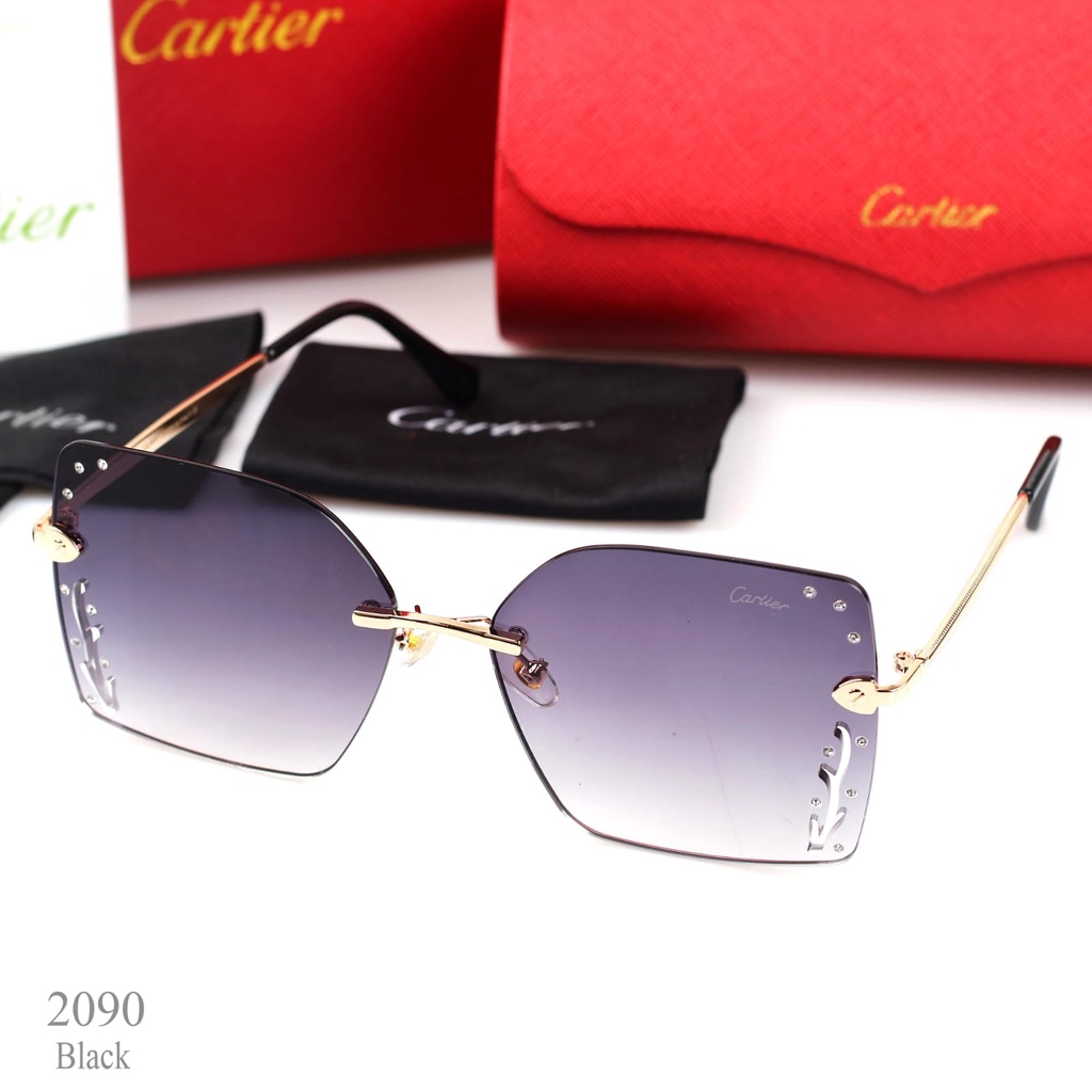 NEW COLLECTION* BEST SELLER Rp 120.000,- Harga Termasuk Pajak (DS)  Women's Sunglasses CARTIER CEVTR