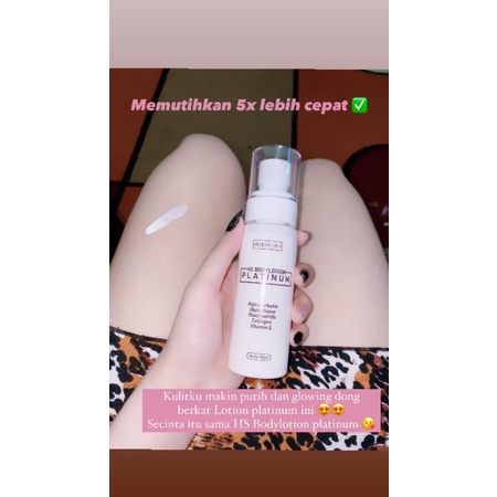 PROMO BODY LOTION PLATINUM HS