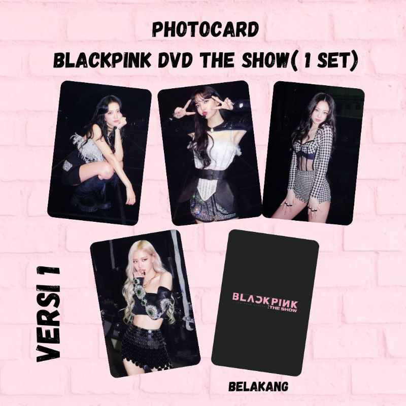 PHOTOCARD BLACKPINK DVD THE SHOW (1set)