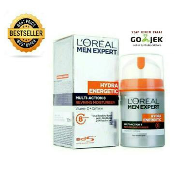 LOREAL MEN EXPERT HYDRA ENERGETIC 50ml REVIVING MOUISTURISER(pelembab pria)
