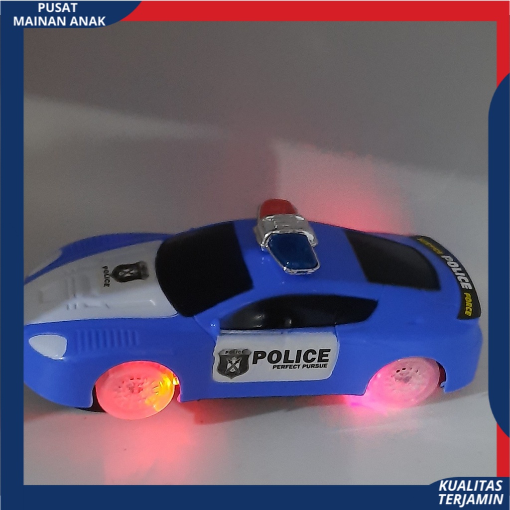 ( BISA COD ) PROMO Mainan Anak Mobil Polisi Baterai Super Police Car Ada Musik Dan Lampu / Mainan Anak Laki Laki SNI Murah