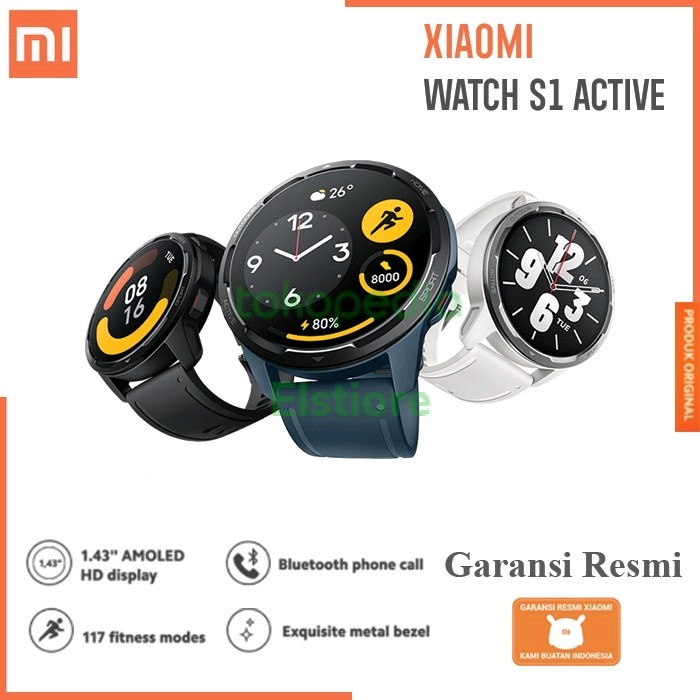 Xiaomi Watch S1 Active Garansi Resmi Smartwatch Active S1 Original