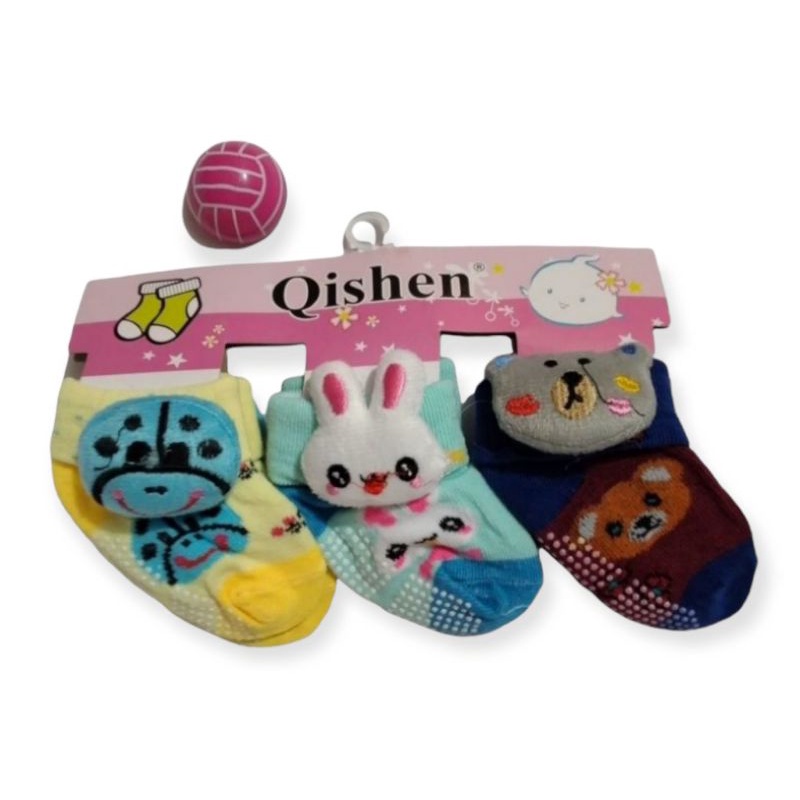 Kaos Kaki Bayi Boneka 3 in 1 || Kaos Kaki Lucu Bayi 0-2 thn || Kaos Kaki Lipat Bayi