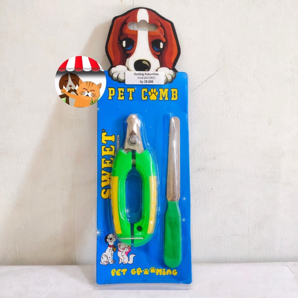 Gunting Kuku Kikir Kuku Anjing Kucing - Pet Nail Clipper