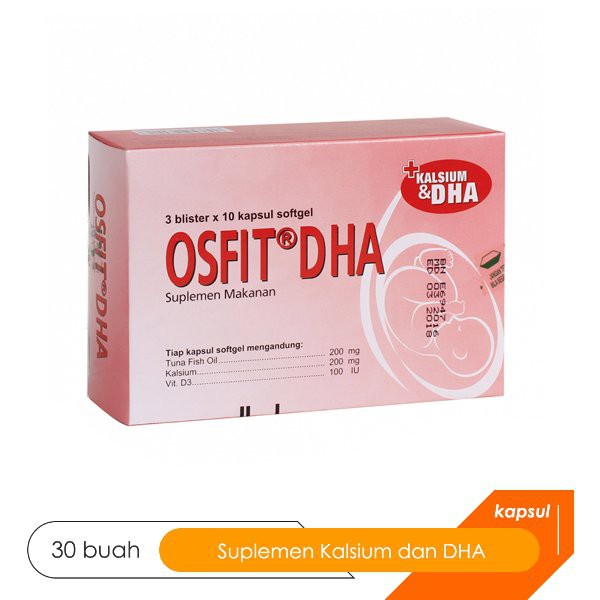Osfit DHA - Suplemen Kalsium dan DHA bagi ibu hamil