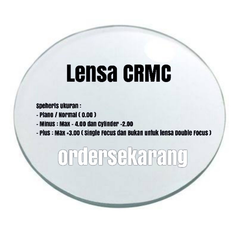 PASANG GANTI LENSA MINUS PLUS CYLINDER ANTI RADIASI KOMPUTER BLUERAY PHOTOCROMIC BLUECROMIC STANDARD