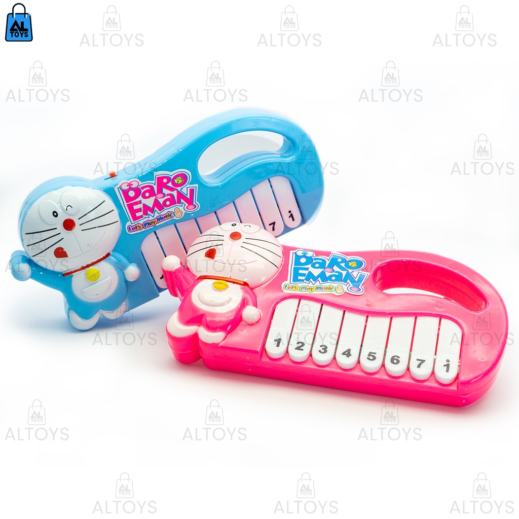 Aneka Mainan Piano Keyboard Anak Karakter Hello Kitty / Doraemon Thomas