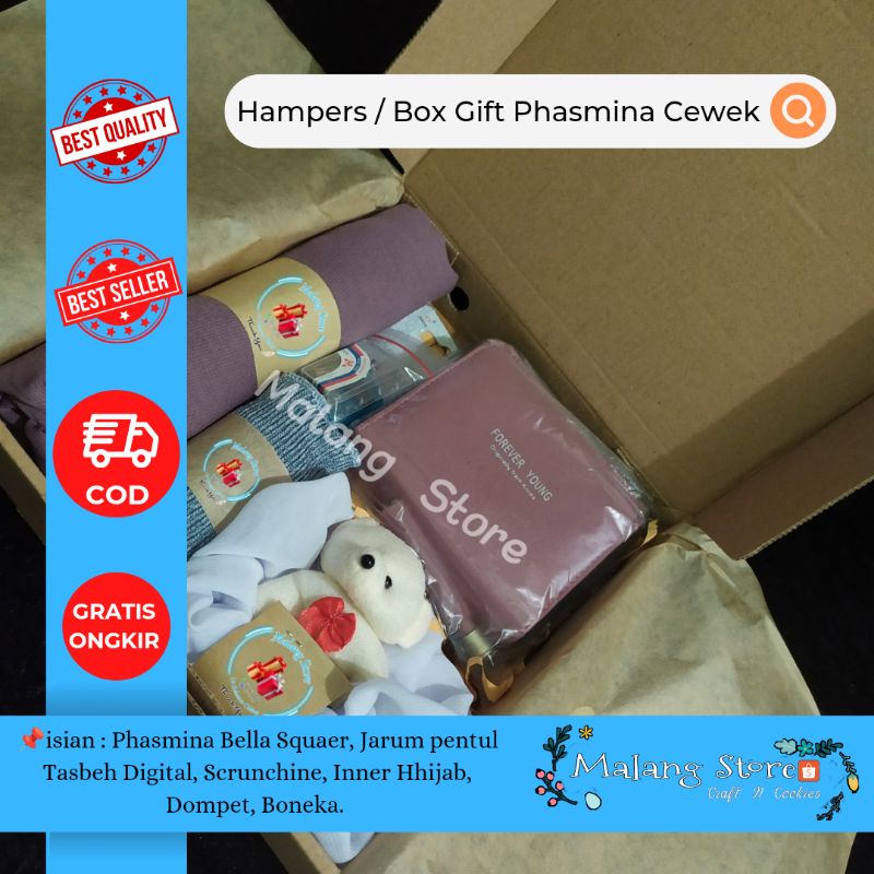 

Malang Store*Hampers kado ulang tahun / Gift Box Cewek hijab ulang tahun lebaran dan wisuda