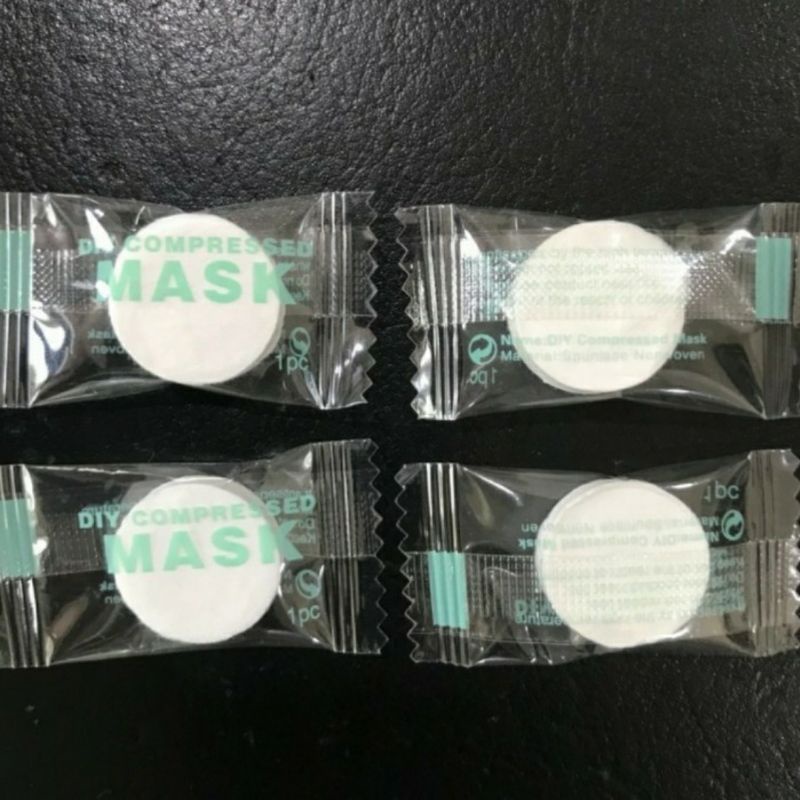 masker kertas wajah compressed COMPRESSED MASK KERTAS MASKER SHEET