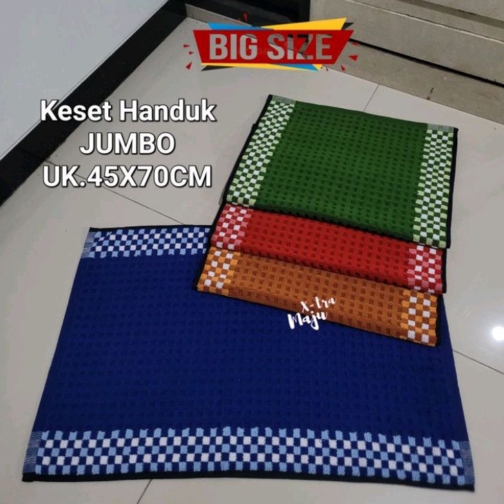 keset kaki handuk move Besar 45x70 tebal serap lembut - JUMBO